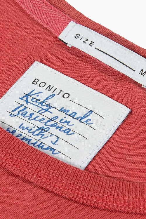 Camiseta algodón orgánico pima para hombre o mujer BONITO